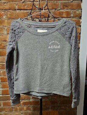 Abercrombie & Fitch Kids Gray Crewneck Sweatshirt